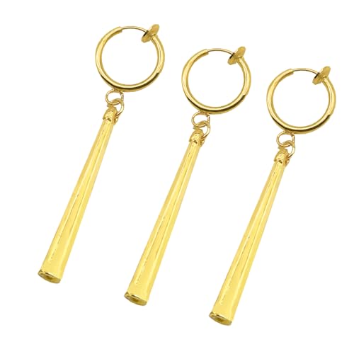 BJPERFMS Pendientes Zoro One Piece, 3 Piezas Pendientes Clip