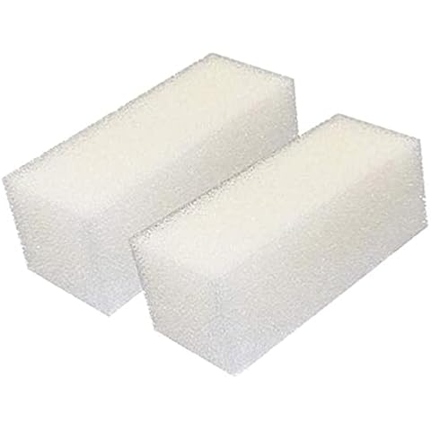Qzbhct 2 Pack Bio Sponge Filter Foam Replacement Insert for AquaClear 110 500, Cut to Fit Media Cover