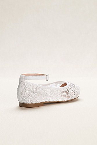 white ballet flats for flower girl