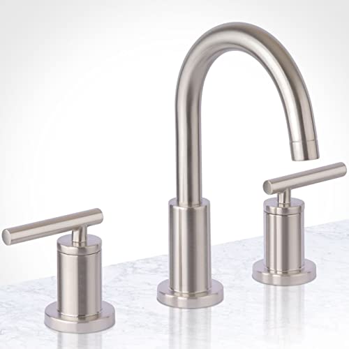 Miseno MNO1343L Mia Widespread Bathroom Faucet - Includes Brass Push-Pop Drain Assembly - PVD...