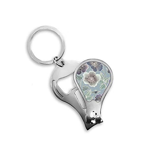 Toenail Clipper Gris Art Dessin Usine Fleur coupe-ongles de précision