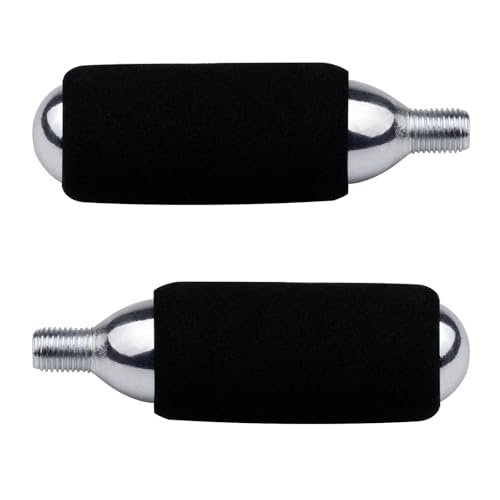 2 PCS 16g CO2 Cartridges Cylinder Portable Bike Tire