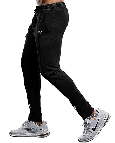 Image of EYEBOGLER Mens Regular Fit Track Pant Black-Grey
