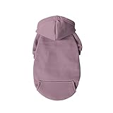Generisch 1 Stück Hundepullover Winter-Haustier-Kleidung Hunde-Outfit weicher Katzen-Pullover Hunde-Sweatshirt für kleine Hunde-Welpen-Katzen (Purple, S)