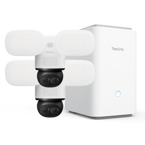 Image of REOLINK Home Hub Pro with 2X TrackFlex Floodlight WiFi