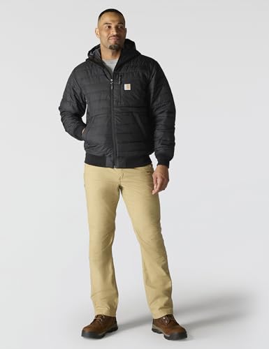 Carhartt mens Rain Defender® Relaxed Fit Lightweight Insulated Hooded Jacket4
