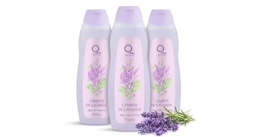 Pack 3x Colonia Familiar Lavanda [Marca] - Agua de Colonia Clásica 750ml (Total 2.250ml) - Formato Ahorro Higiene Diaria - Fragancia Fresca y Relajante