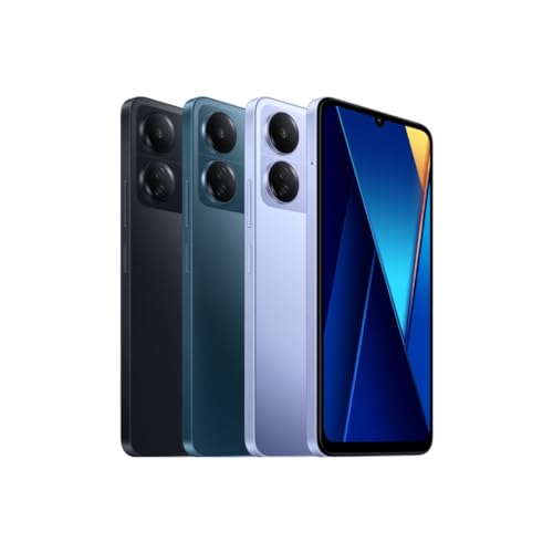 Xiaomi Poco C65 - 6,74" AMOLED, 256GB, 8GB RAM, Ljusblå smartphone