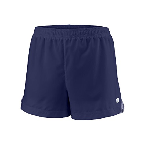 Wilson Enfant Short de Tennis, G TEAM 3.5 SHORT, Polyester, Bleu (Blue Depths), Taille L, WRA766803