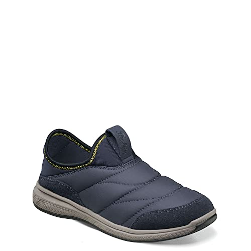 Florsheim Boy's Java Moc Jr. (Toddler/Little Big Kid) Sneaker, Navy Nylon, 13