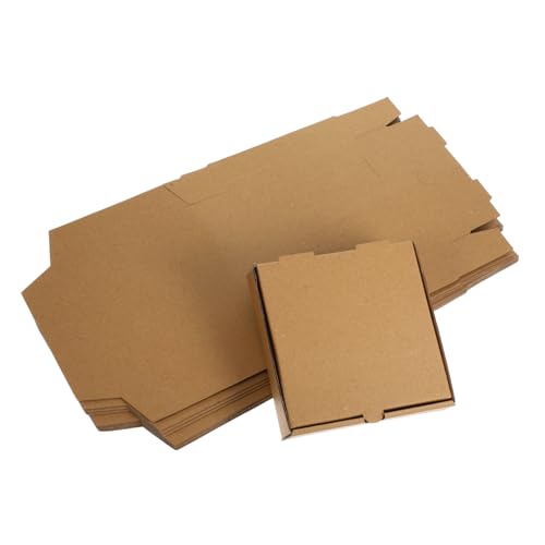 Hohopeti Pizza Storage Containers Paper Boxes Take Out Container for Chinese Takeout