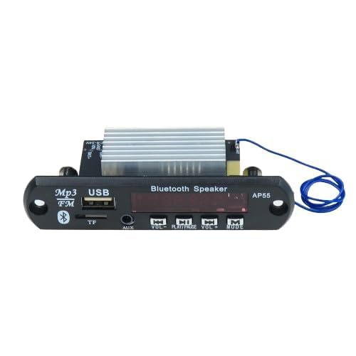 Image of TPA3116D2 AP55 100W Bluetooth Audio Amplifier Board with Remote | FM, USB, AUX, TF Card, Wireless BT 5.0 Audio Module | Support MP3 /WMA /WAV Combo