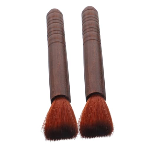 GOOHOCHY 2Pcs Erhu Dust Cleaners Durable String Instrument Brush for Violin Ukulele Ergonomic Design for Comfortable Cleaning Tool for Music Enthusiasts