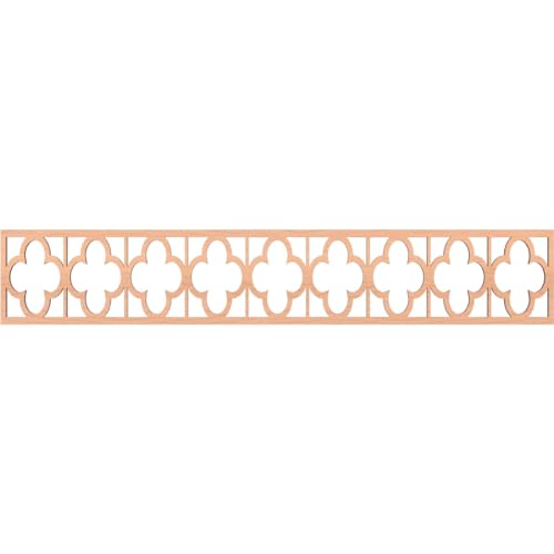 46 5/8"W x 8"H x 1/4"T Woodall Fretwork Moulding, Alder
