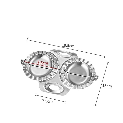Presse à raviolis double face Cabilock en acier inoxydable robuste - 4