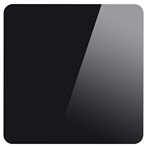 KINJOEK 12 x 12 Inch Black Acrylic Sheet,2 mm Thick Black Glass Sheet for DIY, Photography,Display...