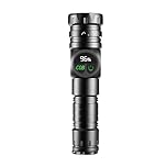 Torches LED Super Bright 500000 Lumens with LCD Display & Magnetic Base, Zoomable Powerful Rechargeable Torch with COB Work Light, 1200mAh Built-in Battery for Camping & Emergencies[A+++ Energy Class]