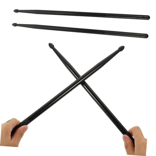 Set de 3 pares de baquetas de nylon negras miniatura 1