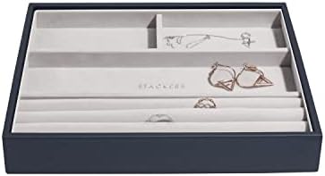 Stackers Putty Croc textured Classic Medium Jewellery Box Ring/Bracelets Layer