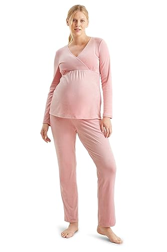 C&A Mujer Pijama Set: 2 Prendas, 1 Precio Rosa M