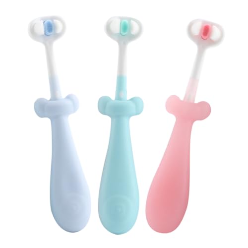 Brosse à dents manuelle design mignon VICASKY pour la routine du matin des petits - 7