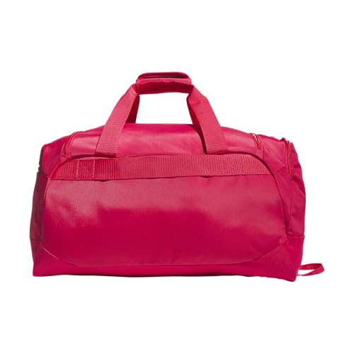 Image of adidas Defender 5 Duffel Bag for Sports, Gym and Travel, Power Pink /White, OSFA