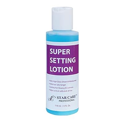 Professional Super Setting Lotion, 4oz (118ml), Advanced Heat Protectant for Thermal Styling, Blow Drying & Curling - Volumizing, Anti-Frizz, and Detangling Formula for Smooth, Bouncy Hair