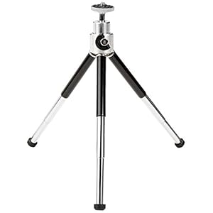 Amazon Basics Leichtes Mini-Dreibeinstativ, kompatible mit Smartphone