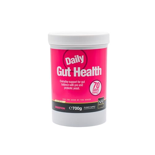 NAF Daily Gut Health 700g Digestive Support Supplement for Horses With Prebiotics Probiotics & Yeast Culture Maintains Digestive Balance & Nutrient Absorption