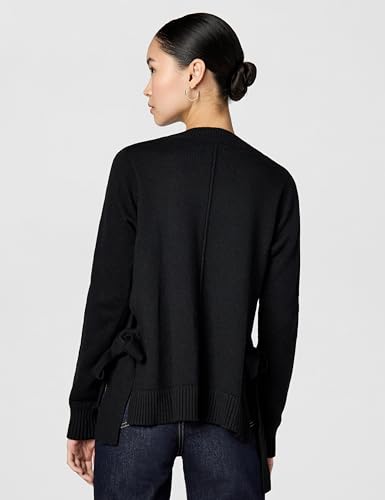 Image of Rent The Runway Pre-Loved Black Tie Side Sweater