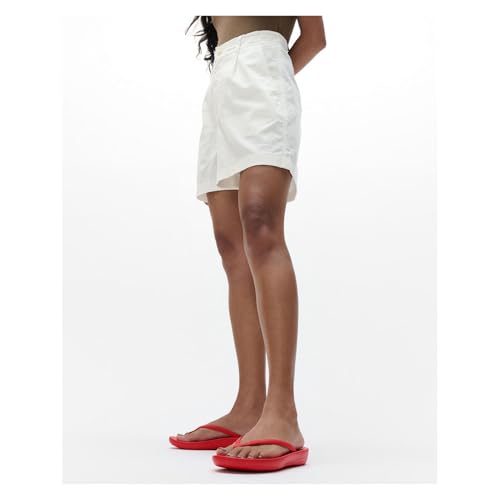Image of FitFlop Womens iQushion Rubber Flip-Flops with Contoured Footbed for Walking, Lightweight Ergonomic Flip Flop Sandals with Arch Support and Foot Impact Pillows