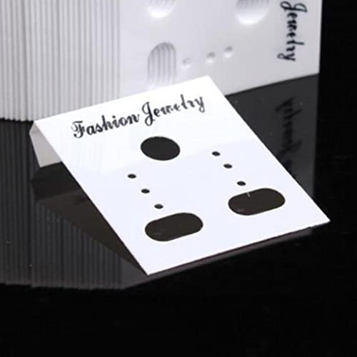 Cartes d'affichage boucle d'oreille solution anti-rayures emballage bijoux blanc 1000pcs