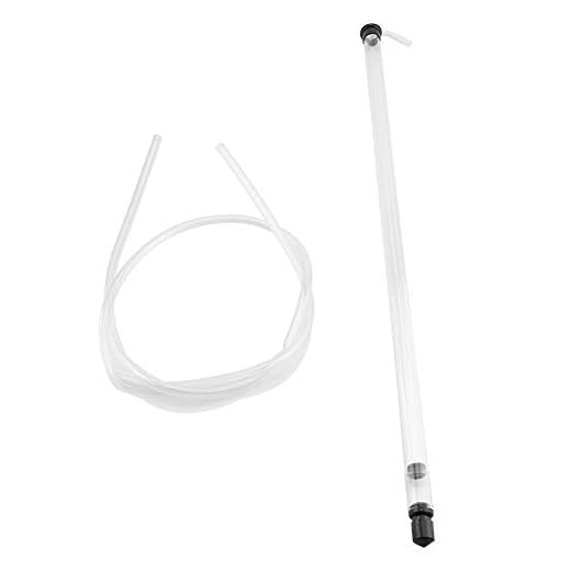 GAESHOW 64 cm automatisk sifon rack Cane för öl vinhink kolflaska med rör plast genomskinlig