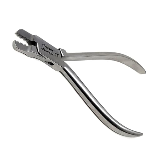 Dental Pliers Braces Wire Bending Loop Forming Orthodontic Pliers Bracket Remover Band Arch Wire Cutters Made of Stainless Steel (Lingual Archwire Plier)
