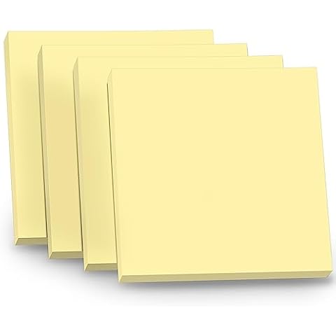 Waytex Notes Autocollantes Jaune Pastel Cover