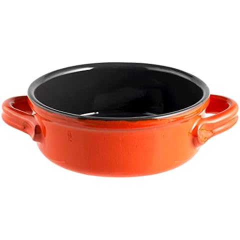 Tegame ceramica 2 manici antiaderente cm 24 arancio Cover