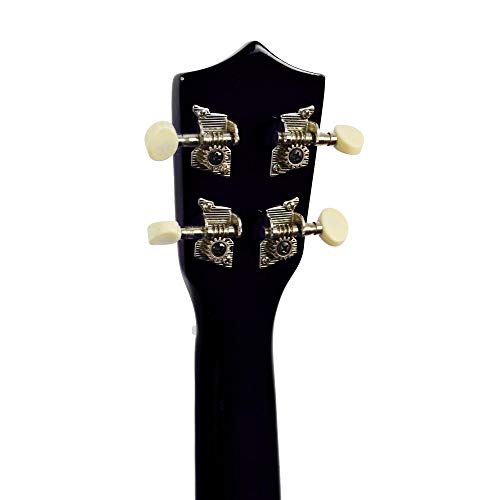 3rd Avenue sopraan ukulele voor beginners 21 inch - zwart - GRATIS ukelele-tas - Image 8
