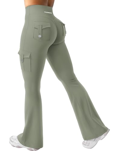 Image of YEOREO CoreFlex Women Workout Flare Leggings