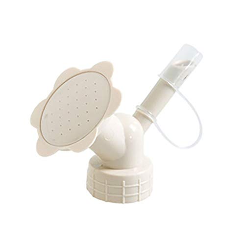 JXING 2in1 Plastique arrosage for Douche Bouteille d'eau d'arrosage Sprinkler Portable Ménage Plante en Pot Abreuvoir (Color : Beige) Cover