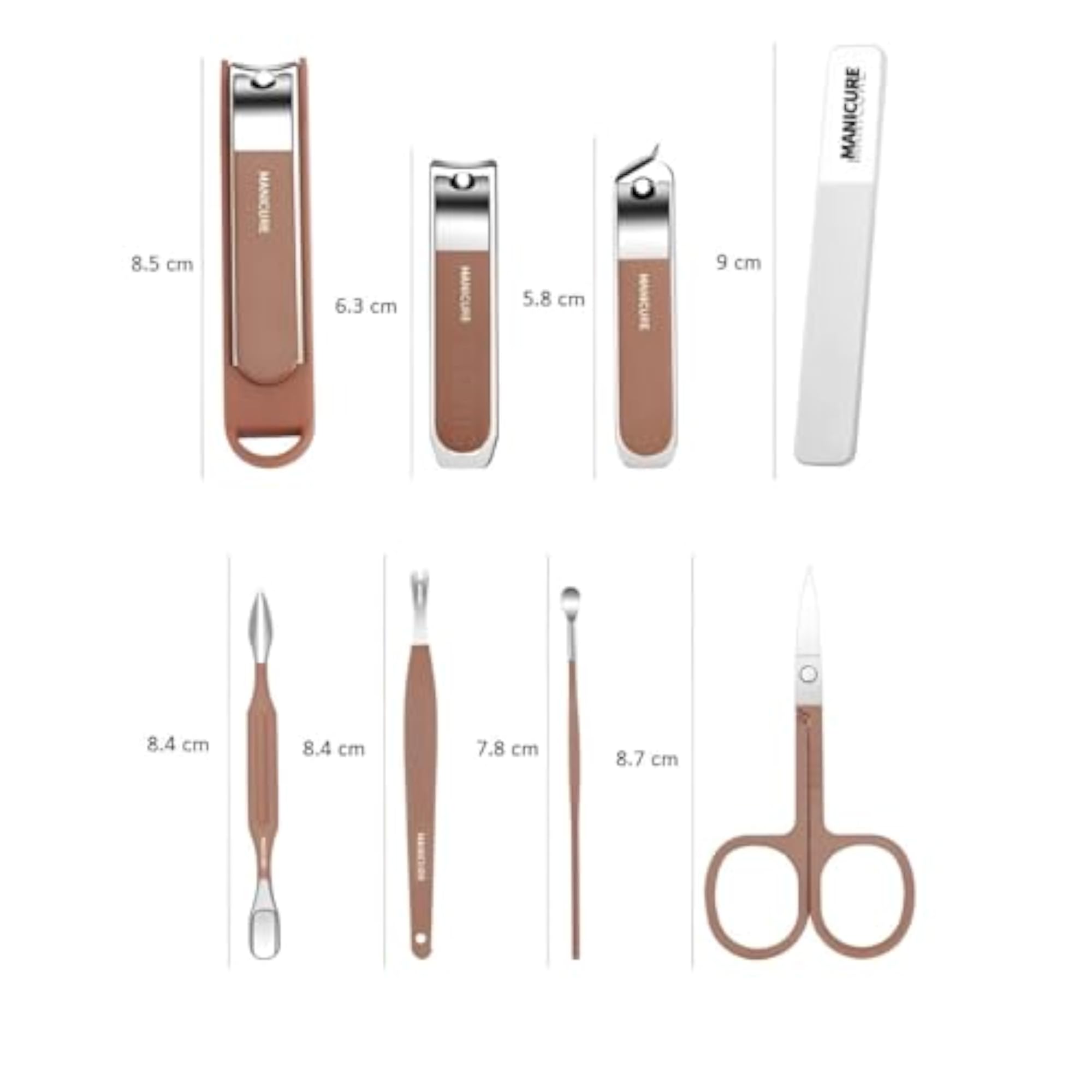 Nail Clippers Set for Men and Women, 7 Pieces