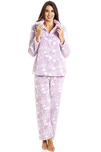 Camille Ensemble Pyjama Coeur Femme 38/40 Purple