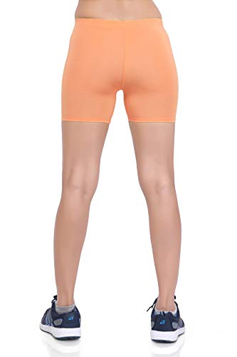 Image of Women's Solid Inner & Outer Wear Active Hot Shorts