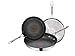 T-Fal Jamie Oliver Cooks Direct, Stainless Steel Non-stick Frying Pan 3 Pcs Set (20/24/28cm) (8/9/11 Inches) with Induction