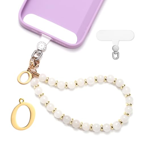 1 Set Beaded Phone Wrist Strap, Initial Phone Charms Detachable Letter B - Photo 132 sur 176