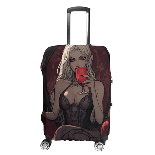 Vampire Pinup Travel Luggage Cover Suitcase Protector Baggage Covers for Men Women M