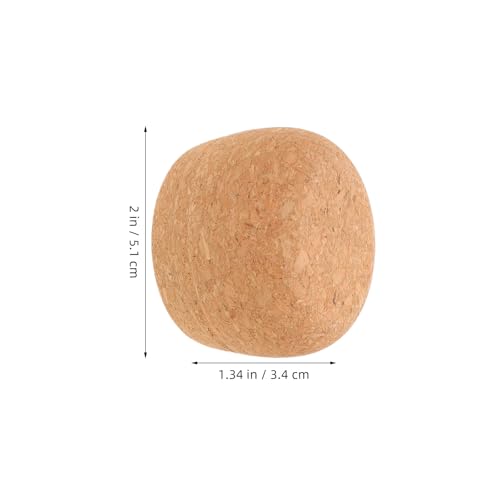 Tapones de corcho naturales TOPBATHY para sellar botellas de vino y vidrio 3