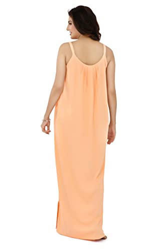 Image of AZO-Free Cotton Hosiery Camisole Nighty - Free Size-2XL