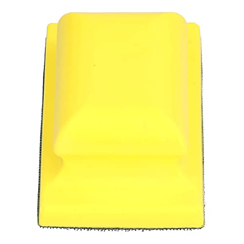 Hand Sanding Pad Square Pu Foam Sander Block with Adhesive Backing for Wood Polishing, Ideal Sanding Blocks for Wood Projects