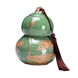 Tarros de almacenamiento Tarro de té de cerámica sellado 1 pieza tarro de almacenamiento de té contenedor de adorno recipiente de té de porcelana jarra de caramelo recipiente de sabor de cocina recipi