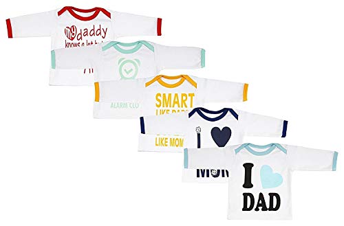 Image of Fareto Baby Boy's & Baby Girl's T-Shirts | T-Shirt | Tees(Pack of 5)